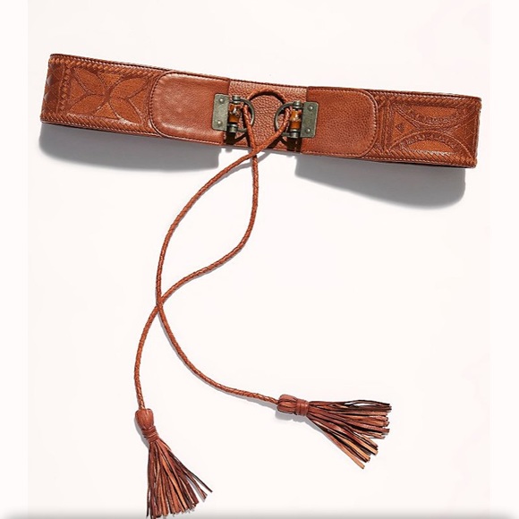 Free People Accessories - Free People Mae Embroidered Waist Belt